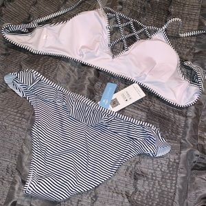 Cupshe Swim - CupShe Bikini ruffle bottom cages top Cupshe Swim - CupShe Bikini ruffle bottom cages top